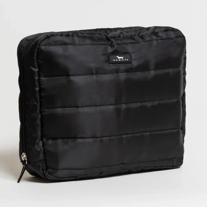 All-Inclusive Toiletry Bag - Black Puffer