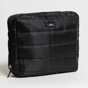 All-Inclusive Toiletry Bag - Black Puffer