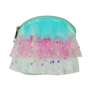 Bouquet Ballet Ruffle Coin Purse | Mint