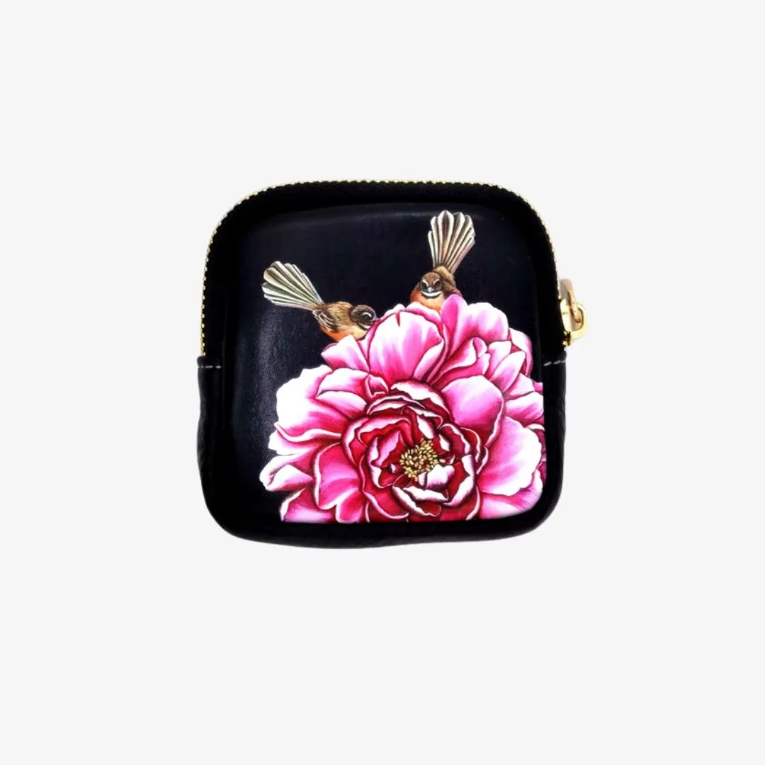 Fantail & Camelia Coin Purse
