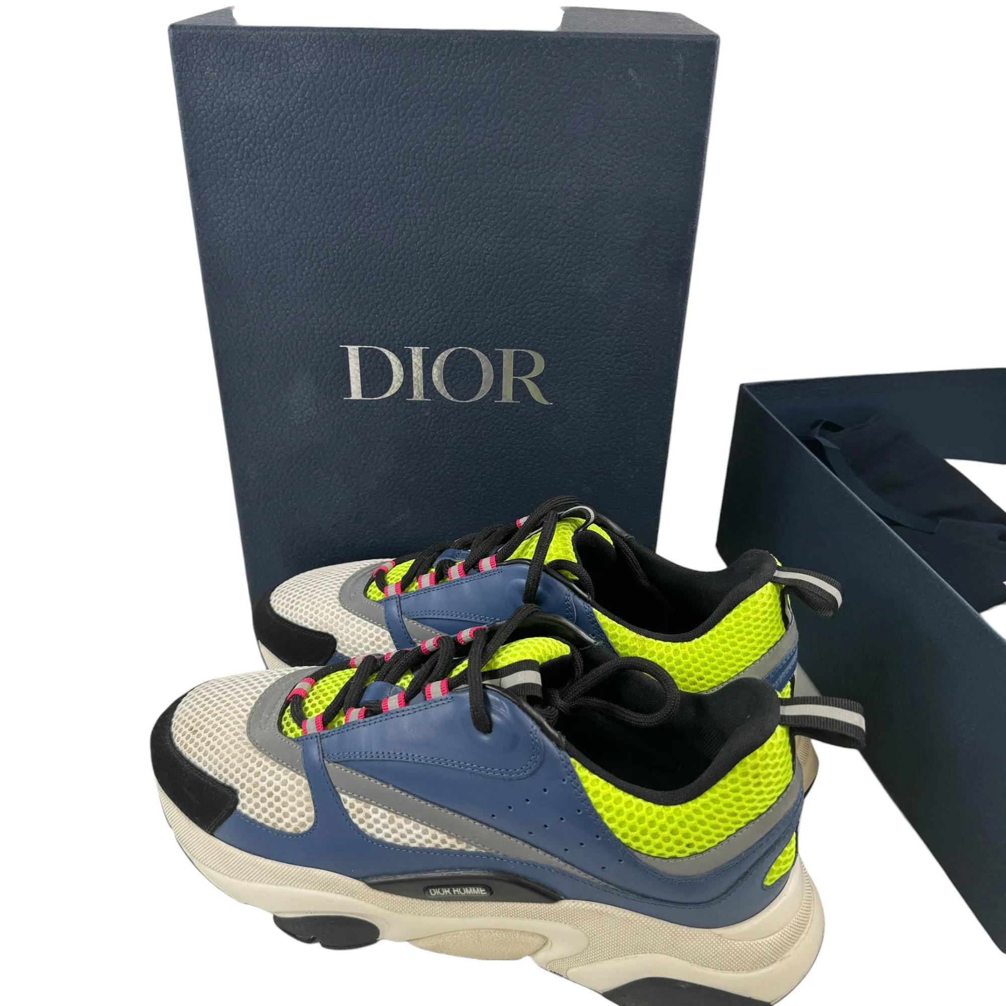Men's B22 Technical Mesh Low Trainers Blue Size EU 45 / UK 11