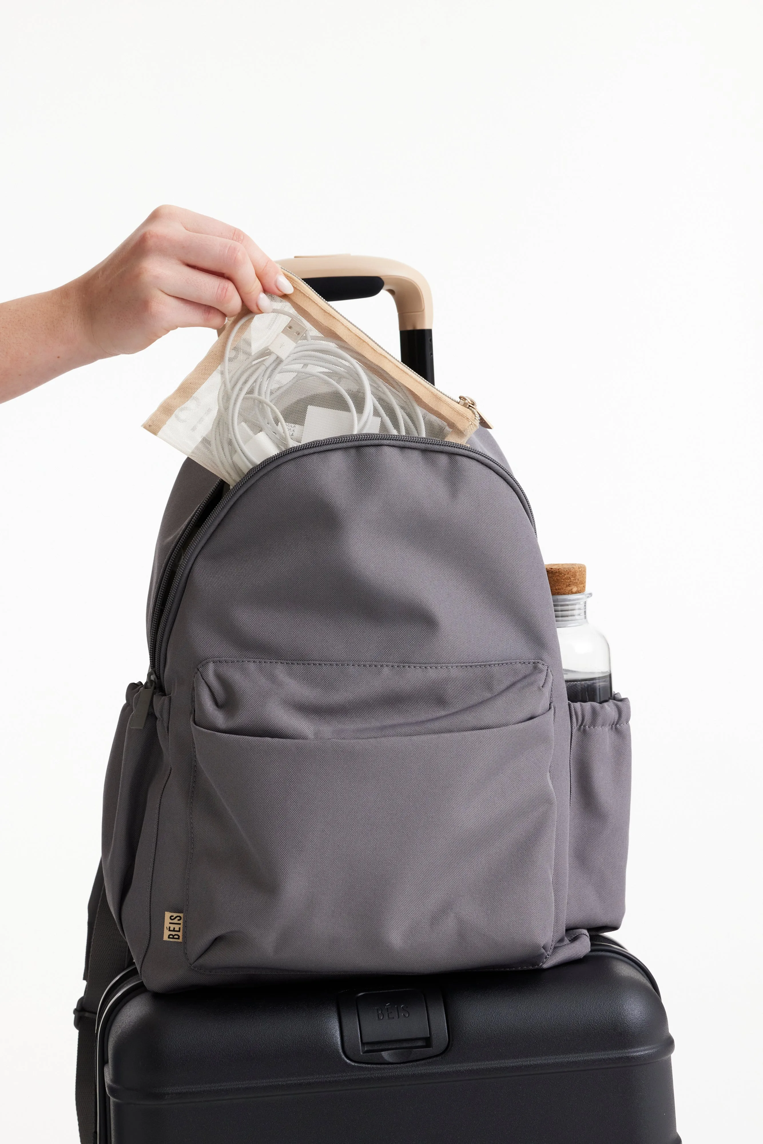 The BISics Backpack in Grey