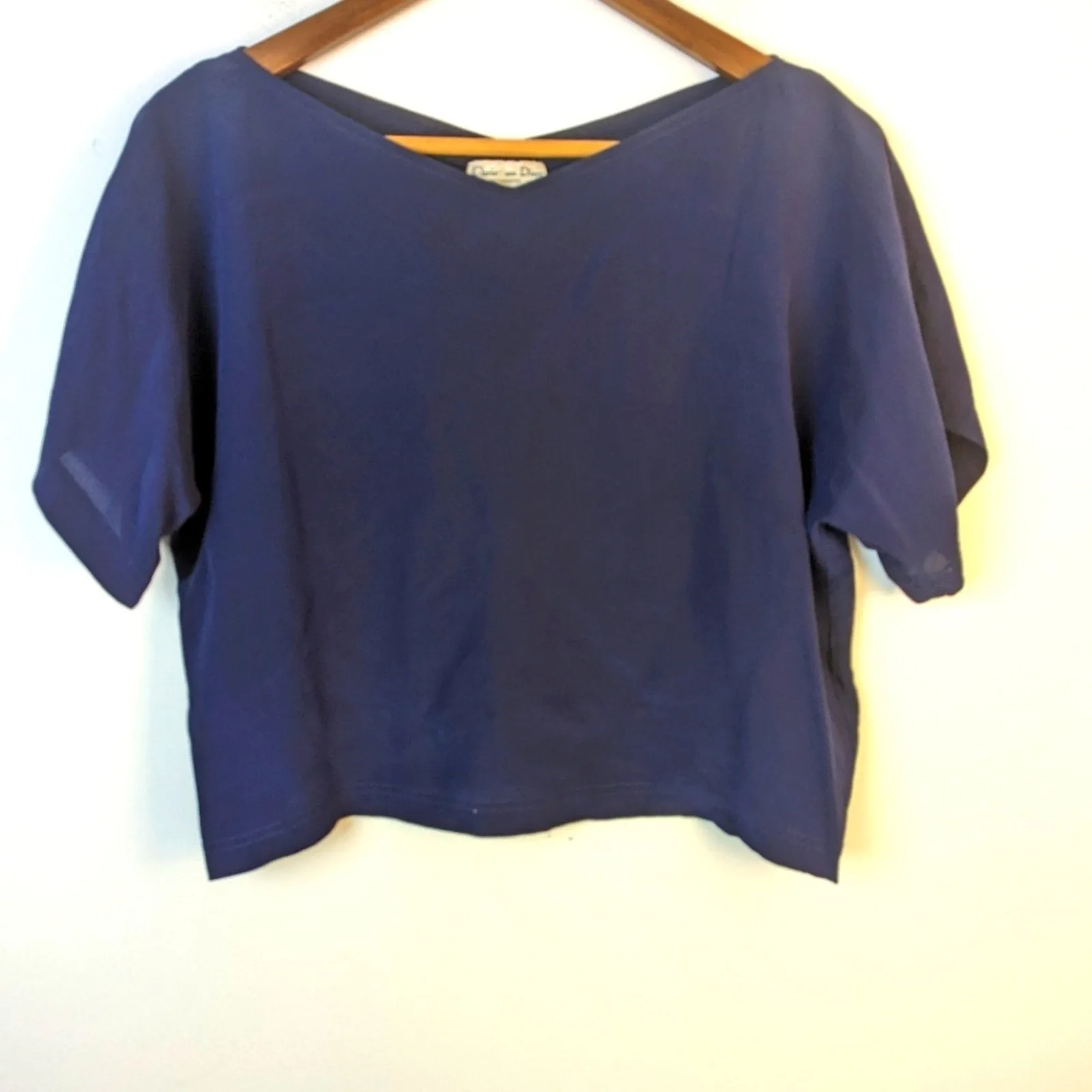 Vintage 80's Christian Dior Silk Top - 8